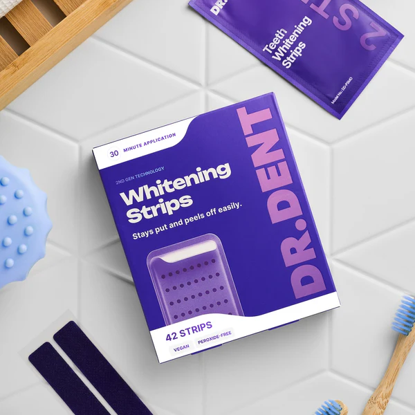 Dr Dent Purple Teeth Whitening Strips - Image 9
