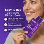 Dr Dent Purple Teeth Whitening Strips - Image 3